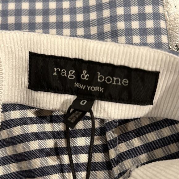 Rag & Bone Simone Pant - Gingham NWT sz 0 - Picture 8 of 9